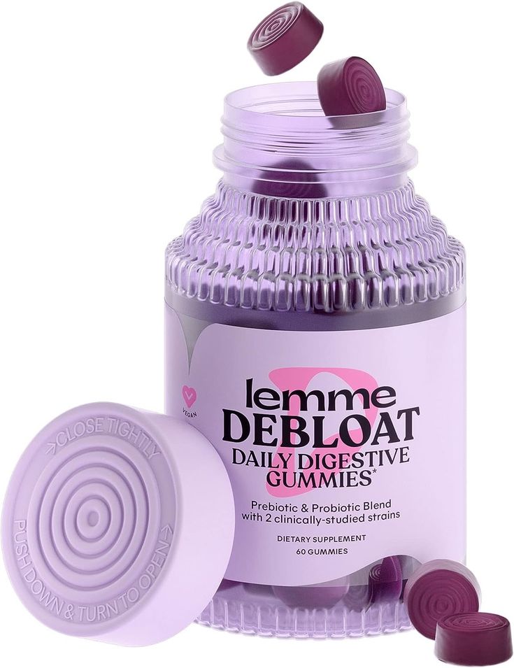 Lemme Debloat (Adiós hinchazón) 60 Gomitas