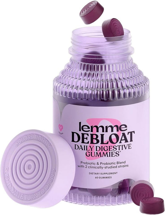 Lemme Debloat (Adiós hinchazón) 60 Gomitas