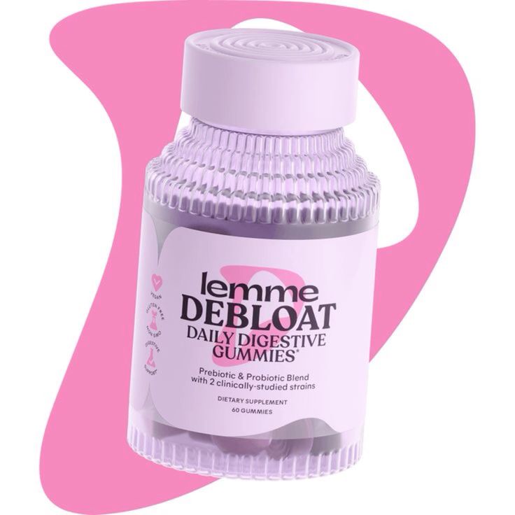 Lemme Debloat (Adiós hinchazón) 60 Gomitas